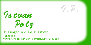 istvan polz business card